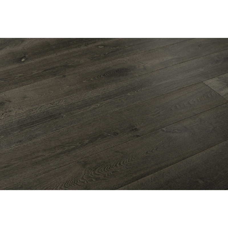 Plancher de bois franc d'ingénierie en chêne, Terre d'ombre Belhaven