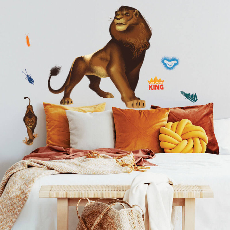 Adhésif décoratif géant «The Lion King» Simba