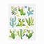 Jane Maday, toile «Happy Cacti» pour l'extérieur-87945434