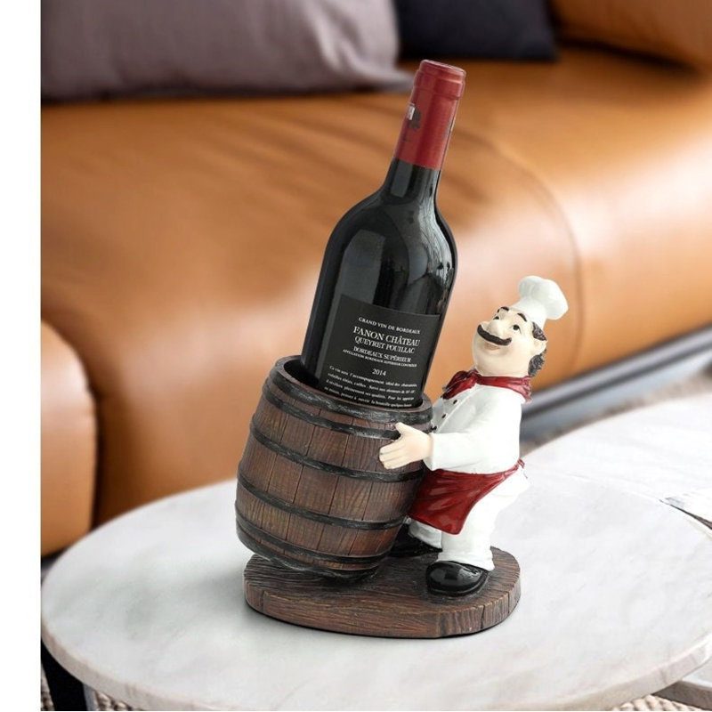 Lacoste Chef Style Barrell Wine Bottle Holder