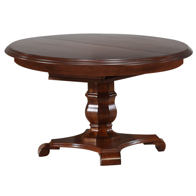 Azura Extendable Solid Wood Dining Table, Chestnut