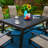 Alyah 6 - Person Patio Dining Set with Extendable Rectangular Table