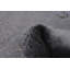 Tapis gris foncé abstrait noué à la main