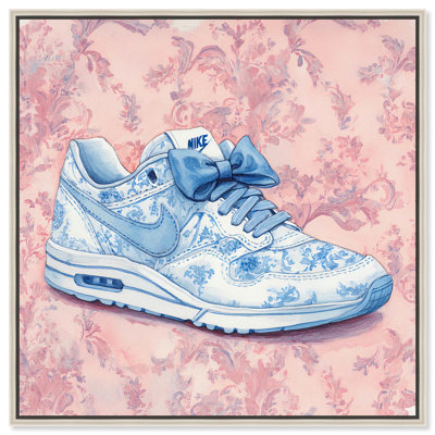 Toile «Blue Bow Sneaker II» par Art Remedy