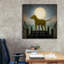 «Moonrise Yellow Dog» par Ryan Fowler, estampe numérique sur toile-134563331
