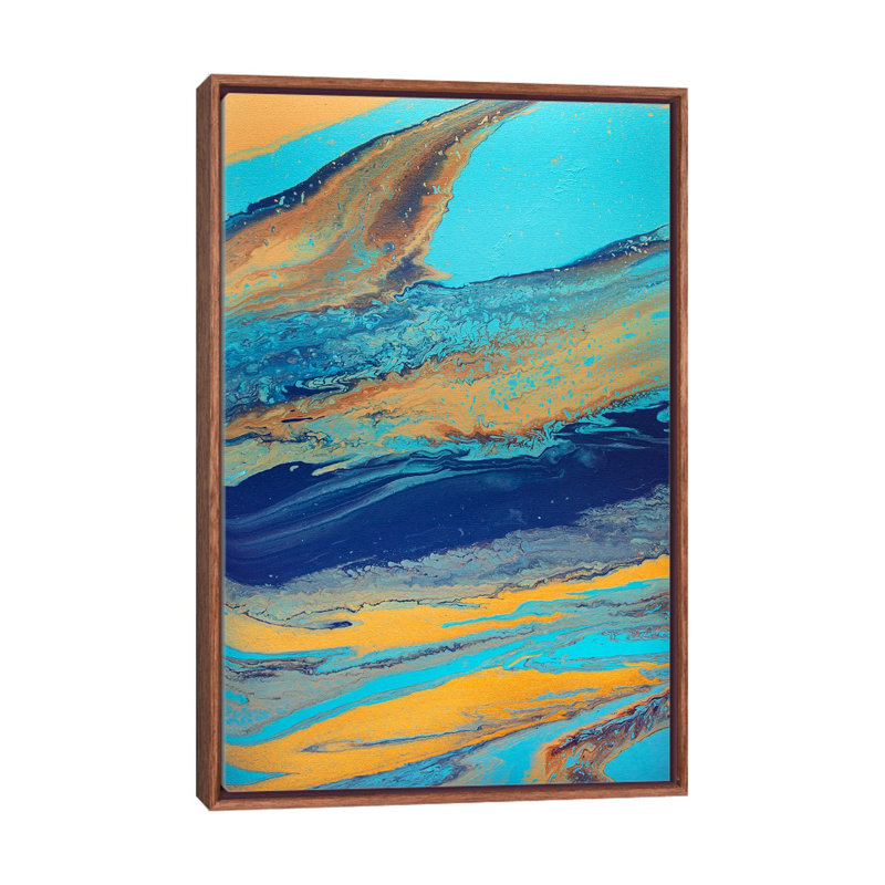 Picture Jasper - Print on Canvas, Classic Brown Wood Framed, 101.6 cm H x 66.04 cm W