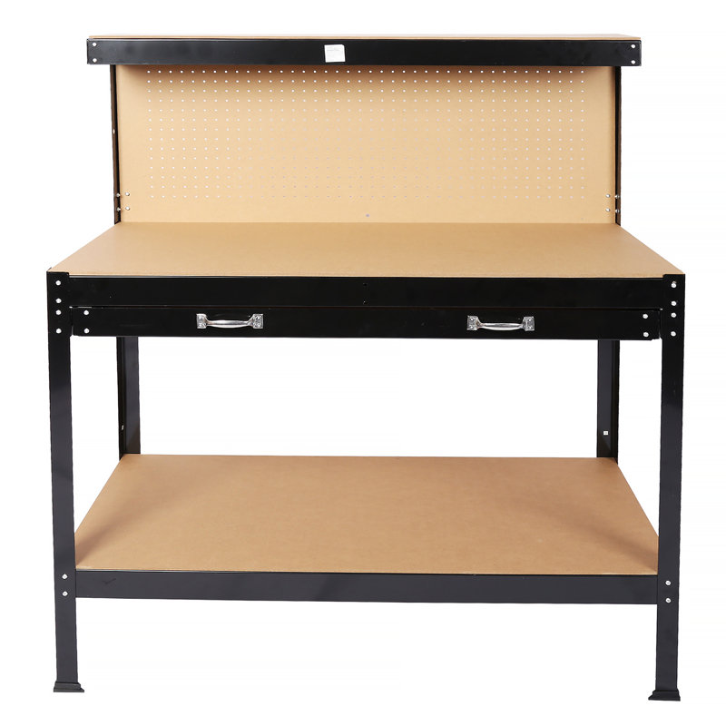 Banc de rangement à tablettes