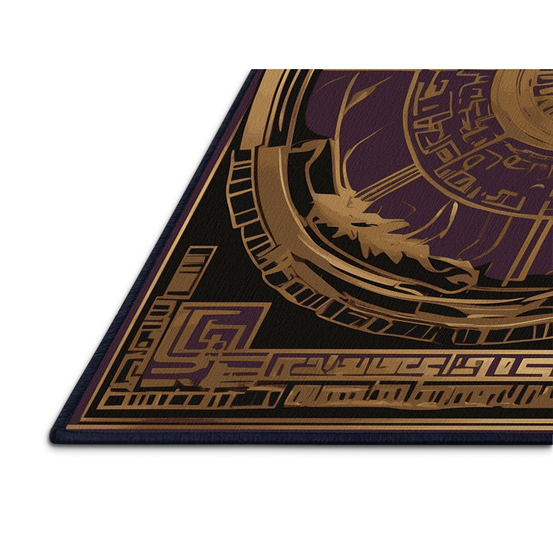 Gilded Era Rug, Square 3'