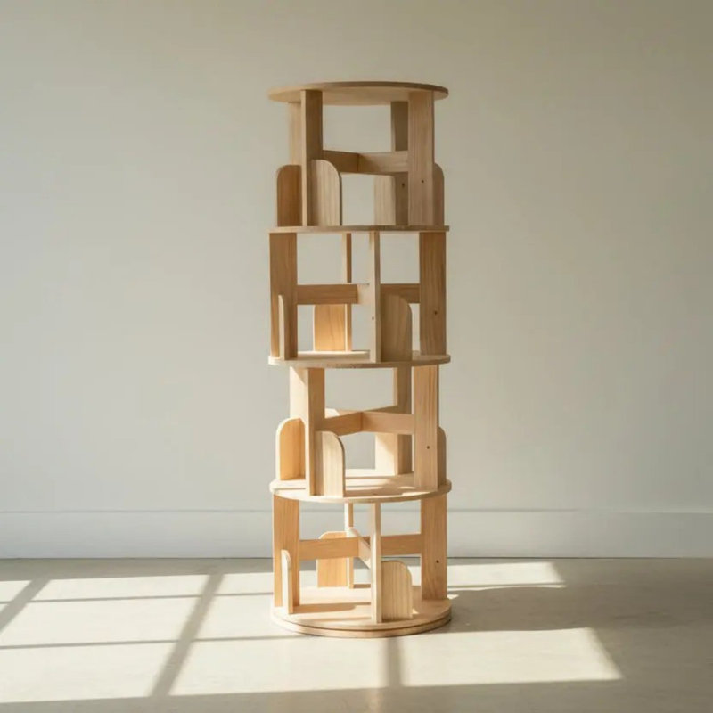 45cm W Bookcase, (4 Shelves) 125cm H x 45cm W x 45cm D