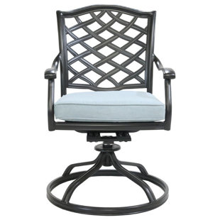 Wynn Premium All-Weather Wicker Outdoor Dining Armchair with Cushion (Set of 2)