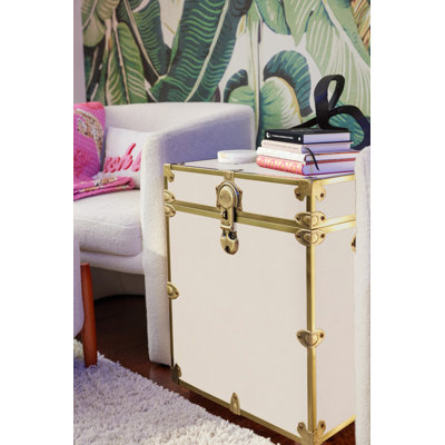 RHINO LUXURY FAUX LEATHER END TABLE
