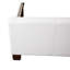 Lit Pu contemporain blanc pour chambre à coucher moderne