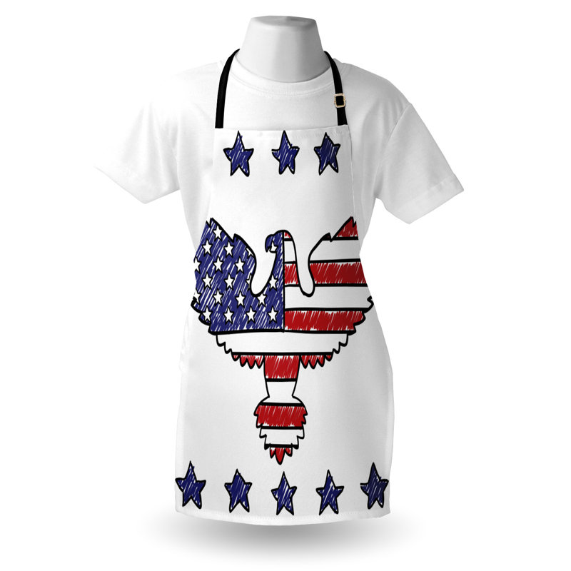 No Pattern Bib Apron