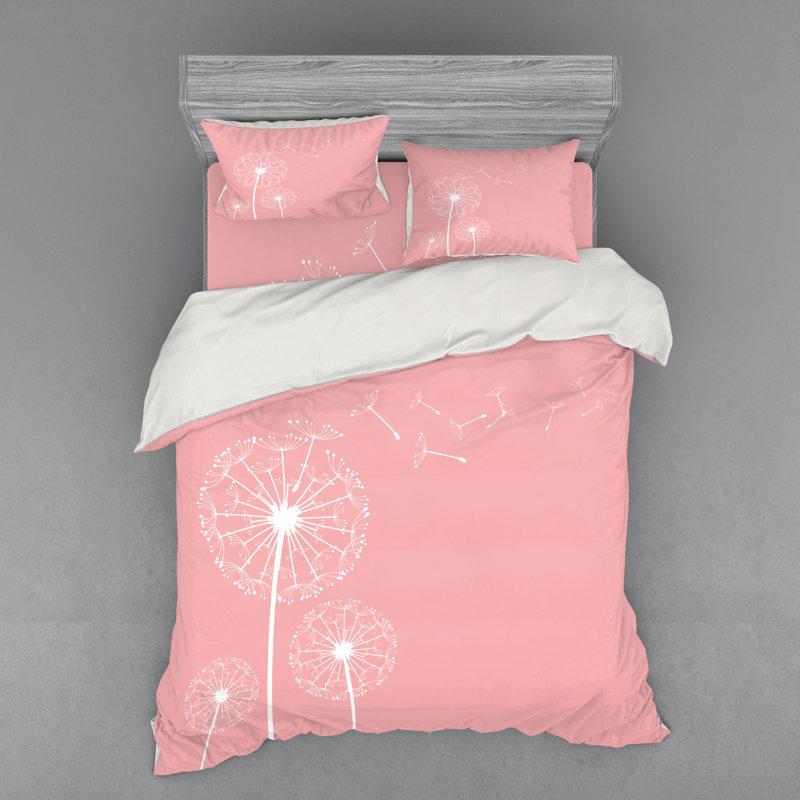 Ensemble de housse de couette Dandelion, Housse de couette grand + 3 pièces supplémentair