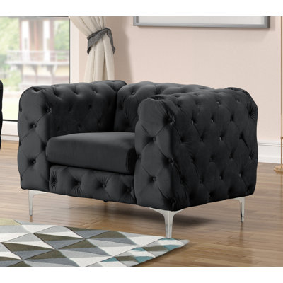 Graford Velvet Armchair