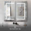 Cashanda 32'' W 28'' H Framed Medicine Cabinet Mirror-1963817842
