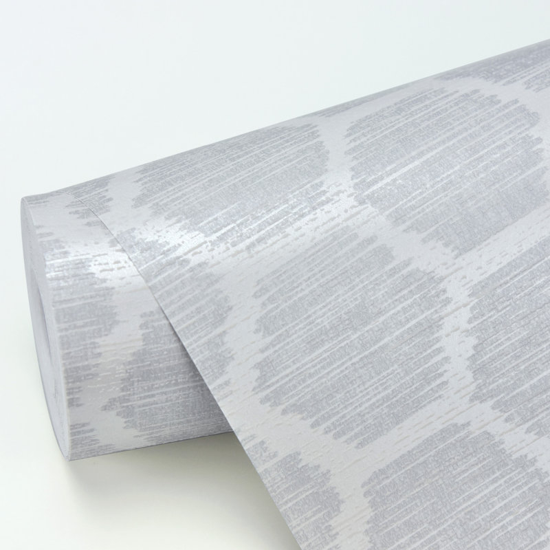 Rouleau de papier peint L 33 pi x l 20,5 po Rida, Gris