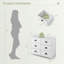 Commode 6 tiroirs Raynisha