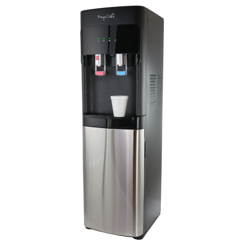 Refroidisseur d'eau électrique à chargement par le bas MegaChef avec options de température chaude et froide