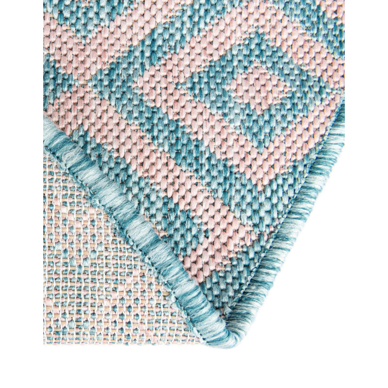 Tapis intérieur / extérieur Jill Zarin Costa Rica, Ovale 7 pi 10 po x 10 pi