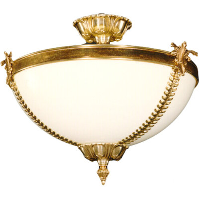 Cowden Acrylic Semi Flush Mount
