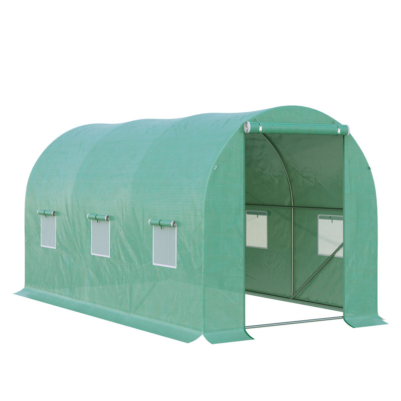6.5 Ft W x 13 Ft D Commercial Greenhouse