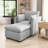 Modular Armless Chair, Living Room Furniture-2142417159