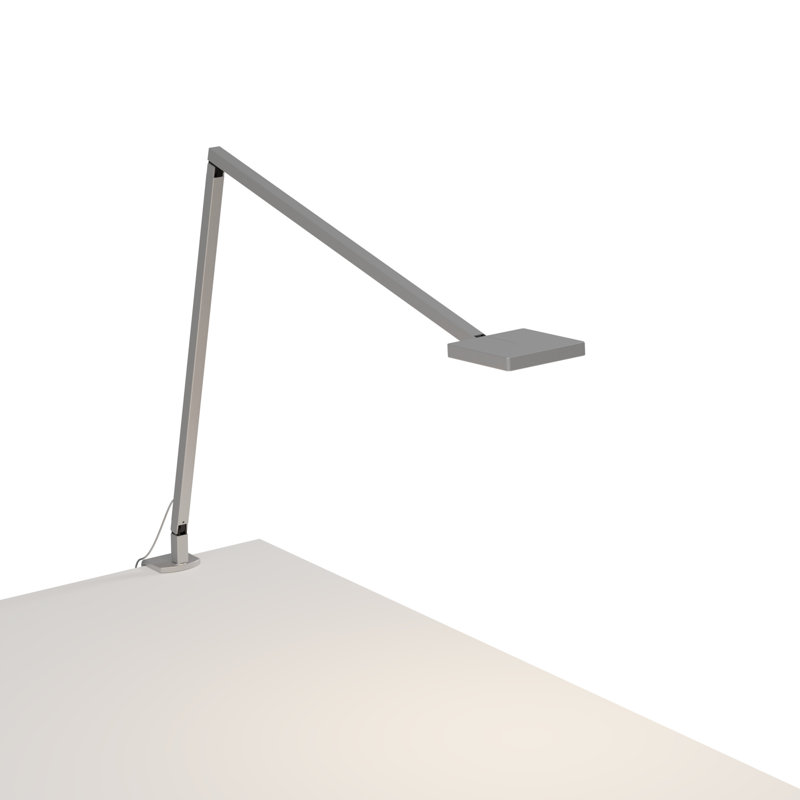 Focaccia LED Desk Table Lamp, Silver
