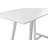 Pangea Home Sunset White Rectangular Aluminum Outdoor Bar Table – Modern Minimalist Patio Pub Table with Rust-Free Frame