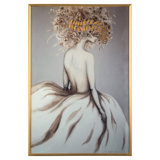 Shining Mademoiselle I Print by Zana Brown