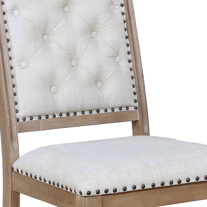 Hallbera 19.25'' H Tufted Upholstered Side Chair