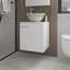 Meuble-lavabo avec lavabo intégré Pirtleville, blanc-575236902