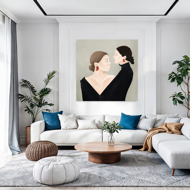 Flow Line - Wrapped Canvas Print, 121.92 cm H x 121.92 cm W