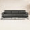 Iffie 98.5'' Wide Rectangle Aluminum Patio Sofa with Cushions