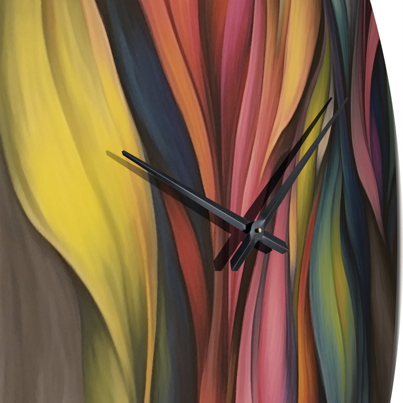Horloge murale rétro aquarelle, Petit