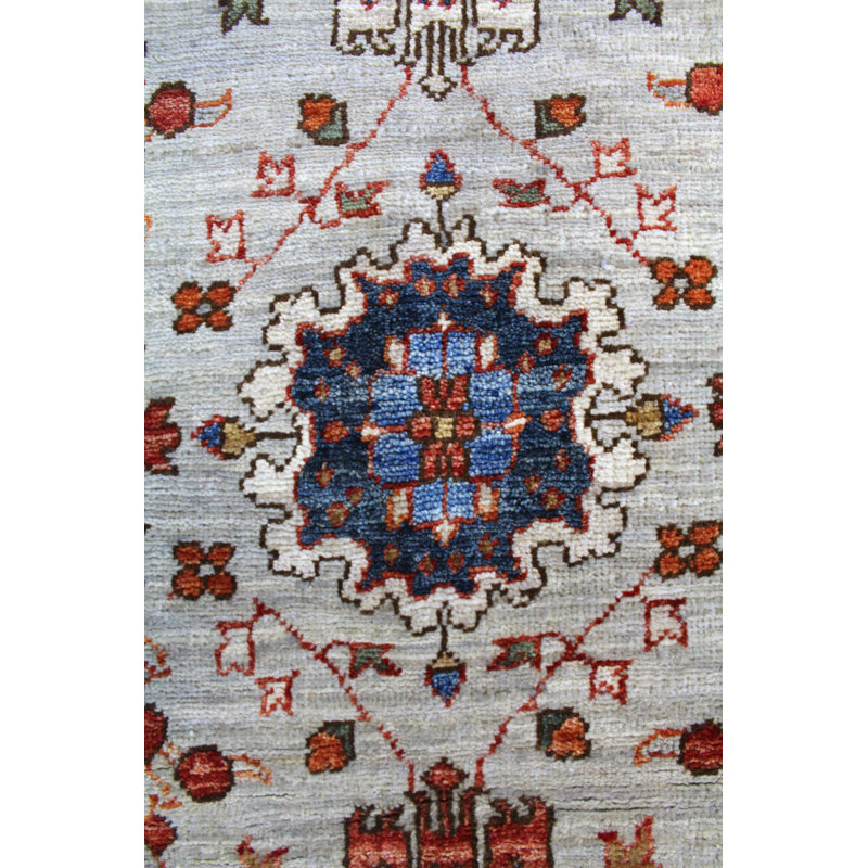 One-of-a-Kind 4'1" X 6'4" New Age Area Rug in Grey