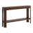 Fluted 56-Inch Console Table with Storage Shelf, Brown-723672314