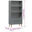 Dowe Solid Wood Bookcase-51369126-51369127