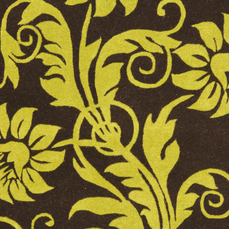 Kirkoswald Hand Tufted Wool And Viscose Floral Rug, Rectangle 2' x 3'