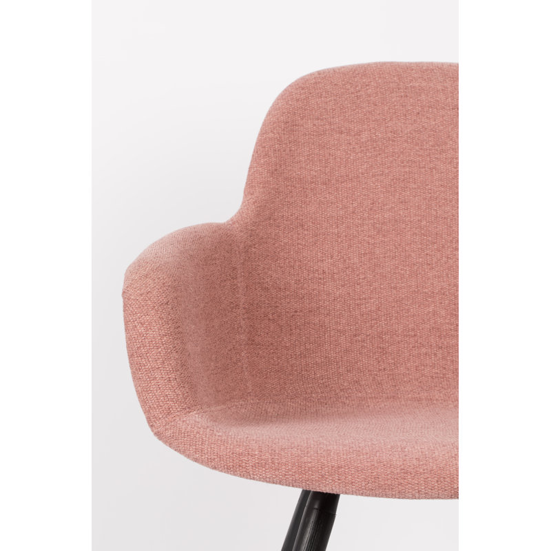 Albert Kuip Upholstered Arm Chair, Pink
