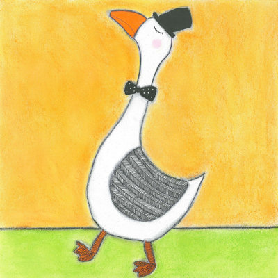 Super Animal - Gander by Tatijana Lawrence - Wrapped Canvas Painting