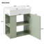 Meuble-lavabo flottant 21,6 pouces avec lavabo en céramique-1623747980