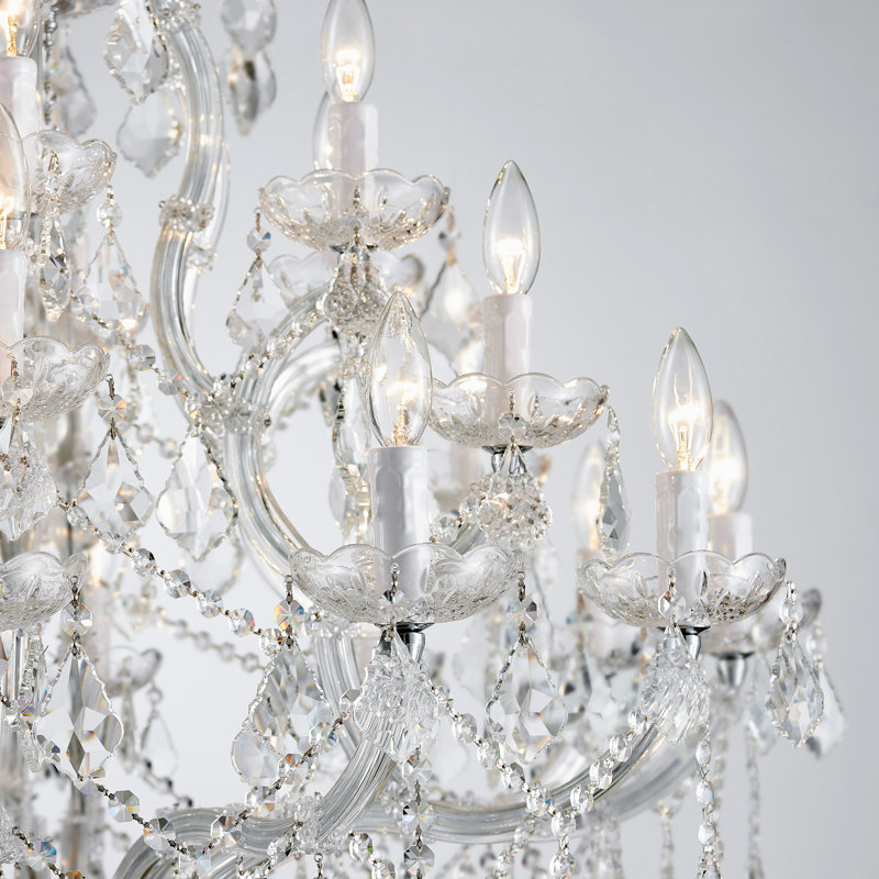 Jayson 24 - Light Chandelier, Sliver