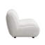 Canapé modulaire en lin blanc ivoire avec chaise Manilla