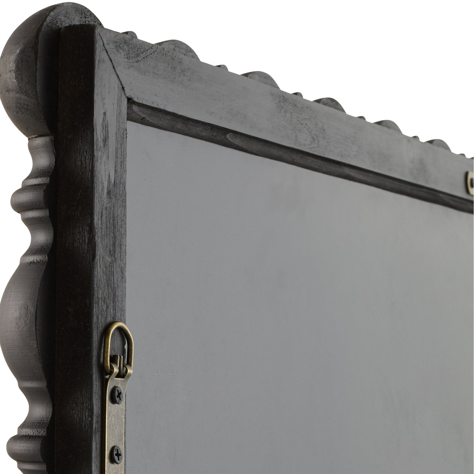 Castellanos Mirror, 36" x 24", Black