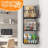3‑Tier Stackable & Wall Mounted Storage Baskets – Metal Wire Hanging Organizer, Space‑Saving for Kitchen, Pantry, Bathroom, Heavy‑Duty 20LB Capacity Each