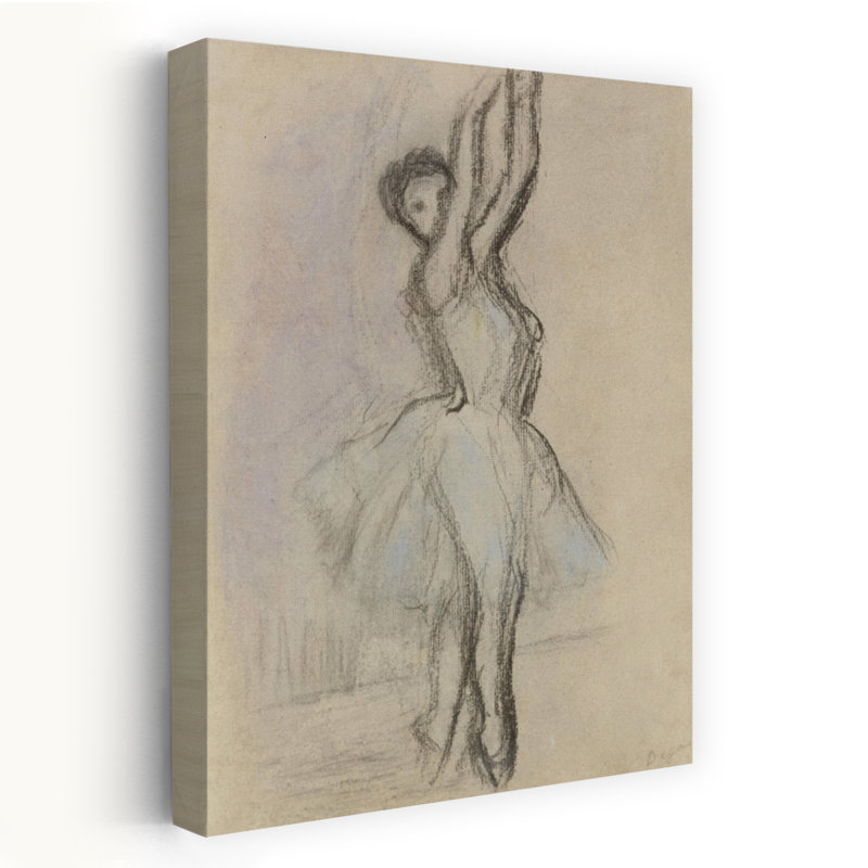 «Dancer on the Pointe», reproduction d'art murale classique contemporaine, H 60 po x l 40 po