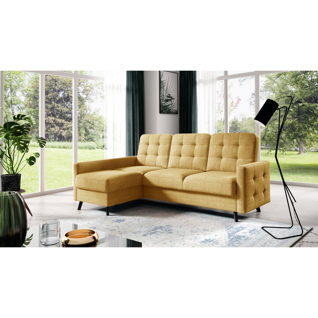 Ecksofa Garofalo mit Bettfunktion