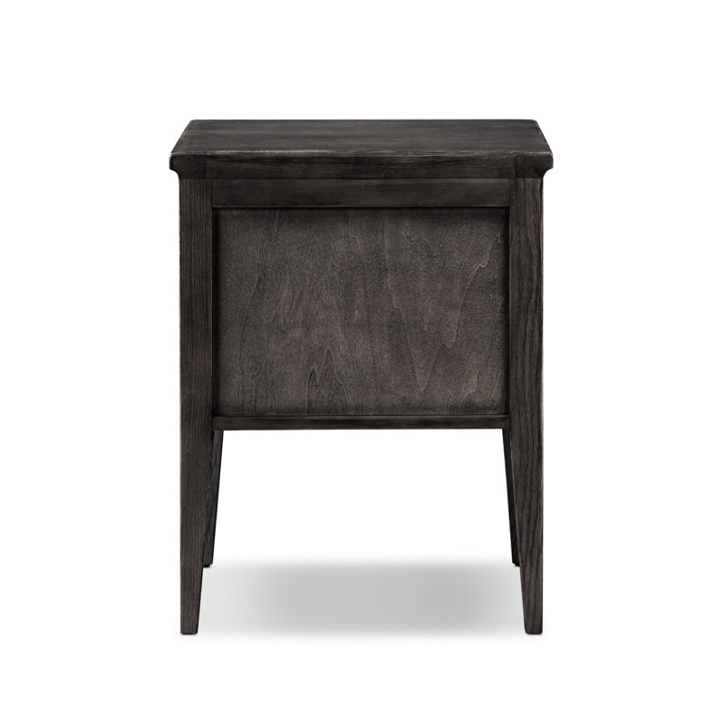 Bush Nightstand, Distressed Black