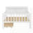2 Drawers Bed With Bookcase Headboard And Guardrails-111015911